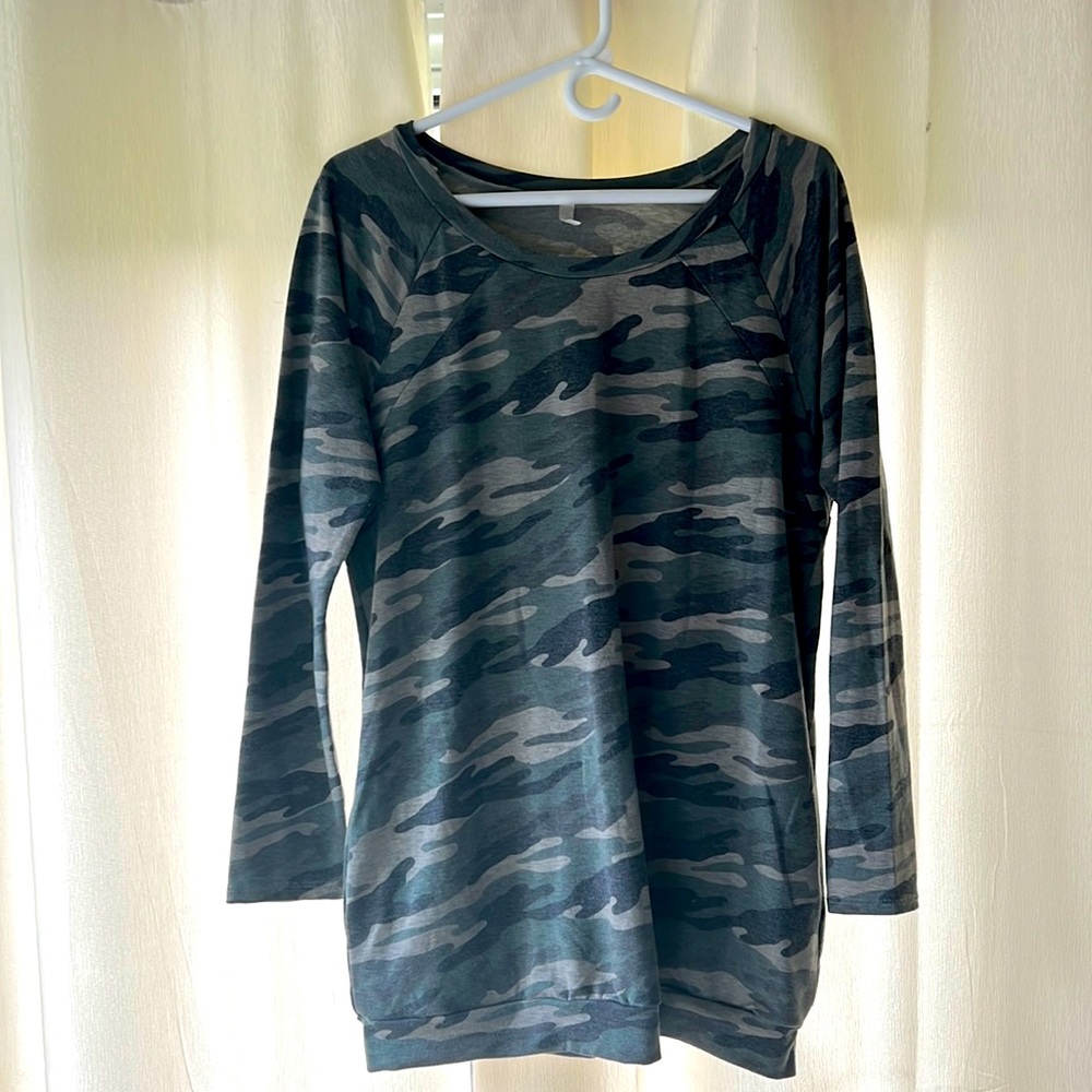 Camo tunic